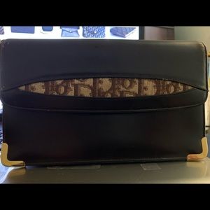 Vintage 1970s Christian Dior Clutch Handbag